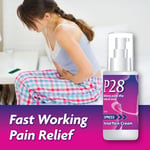 P28 EXPRESS PERIOD PAIN CREAM STOP MENSTRUAL MUSCLE CRAMPS BACK TUMMY ACHE