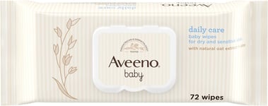 Aveeno Baby Daily Care Wipes - Sensitive Skin - Cleanse Gently and Efficiently -