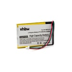 Vhbw - Batterie compatible avec Garmin Nüvi 1375T, 1340T Pro gps, appareil de navigation (1250mAh, 3,7V, Li-polymère)