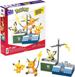 MEGA Pokmon Action Figure Building Toys for Kids, Pikachu Evolution Set with 16