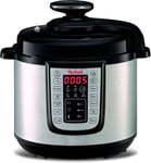 Tefal All-in-One Electric Pressure/Multi Cooker 6 Portions Black/Stainless Steel