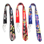 Anime Sailor Moon Cosplay Props Key Strap Lanyards Unisex Phone Red