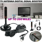 TV Antenna Digital HD Freeview Aerial Ariel Signal Booster For In/Outdoor Pro