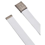 Under Armour Mens Stretch Webbing Golf Belt - White/Halo Gray/Silver