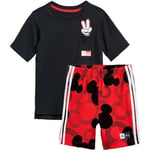 Adidas Performance Disney Mickey Mouse T-Shirt & Shorts Outfit 3-6 Months BNWT 