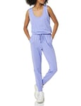 Amazon Essentials Women's Studio Terry Fleece Jumpsuit (Available in Plus Size), Soft Violet, XL