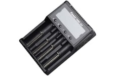 Fenix laddare för li-ion 10440 / 14500 / 16340 / 18650 / 21700 / 26650 / (NIMH AA/AAA/C)