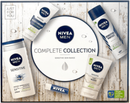 Nivea Men Complete Collection Sensitive Skin Range Gift Set - Shower Gel, Spray,