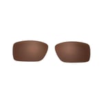 Walleva Brown Polarized Replacement Lenses For Oakley Conductor 6 Sunglasses