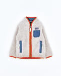PATAGONIA BABY RETRO-X JKT NATURAL W/REDTAIL RUST Barn NATURAL W/REDTAIL RUST