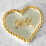 Katy Sue Designs Silikonform "Mr" i hjärta -