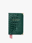 Aspinal of London Croc Leather Passport Cover