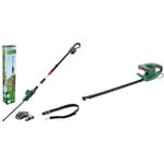 Bosch 06008B3070 Cordless Telescopic Hedge Trimmer UniversalHedgePole 18 (1 Battery) & Bosch Electric Hedge Cutter EasyHedgeCut 45 (420 W, Blade Length 45 cm, Weight: 2.6 kg