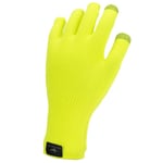 SealSkinz Sealskinz Anmer Waterproof All Weather Ultra Grip Knitted Gloves - Neon Yellow / Medium