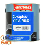 JOHNSTONES TRADE COVAPLUS VINYL MATT BRILLIANT WHITE 2.5L