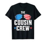 The cousin crew with USA flag for independence day family T-Shirt