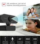720p Webcam Autofocus Webcam Camera With Microphone For Laptop Desktop Computer