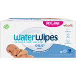 Water Wipes Baby Wipes 9 Pack Milde vådservietter til babyer 9x60 stk.