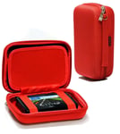 Navitech Red Hard GPS Carry Case For The TomTom Rider 500 4.3 Inch Sat Nav