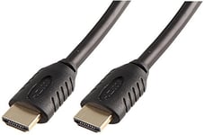 Pro Signal PSG03831 High Speed 4K UHD HDMI Lead with Ethernet, Gold Plated Contacts, Black, 3m