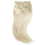 Rapunzel of Sweden Clip-on set 7 pieces 50 cm 10.10 Platinum Blonde