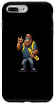 Coque pour iPhone 7 Plus/8 Plus Sac à dos amusant Bigfoot pour la rentrée scolaire pour étudiants et enseignants