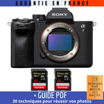 Sony Alpha 7 IV Nu + 2 SanDisk 32GB Extreme PRO UHS-II SDXC 300 MB/s + Guide PDF ""20 TECHNIQUES POUR RÉUSSIR VOS PHOTOS