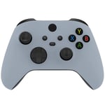 eXtremeRate New Hope Gray Replacement Front Housing Shell for Xbox Series X Controller, Soft Touch Custom Cover Faceplate for Xbox Series S Controller - Controller NOT Included