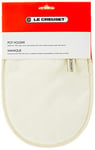 LE CREUSET Pot Holder, 100% cotton, 12.5 Inch/32 cm Long, Cream