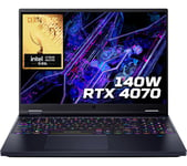 ACER Predator Helios 16" Gaming Laptop - Intel®Core i9, RTX 4070, 1 TB SSD, Black