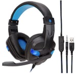 Filaire USB LED 3,5 mm Gaming Headset Casque avec micro pour PS4 / XBOX / ONE