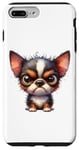 Coque pour iPhone 7 Plus/8 Plus animaux drôles chiens grincheux