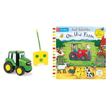 John Deere Remote Controlled Johnny Tractor, For 18 Months & 2, 3, 4+ Years Old Kids & On the Farm: A Push, Pull, Slide Book (Campbell Axel Scheffler, 8)