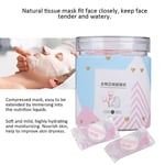 50pcs Compressed Face Mask for Deep Moisture and Nourishment LSO UK