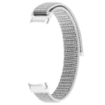 INF Klockarmband flätad nylon Silver Fitbit Inspire / 1 / 2 / 3