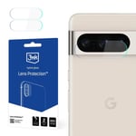 3MK Google Pixel 8 Pro Kameralinsskydd i Härdat Glas- Clear - TheMobileStore Google Pixel 8 Pro tillbehör