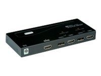 Rotronic Roline HDMI/DisplayPort Switch - Commutateur vidéo - 1 x HDMI + 2 x HDMI + 2 x DisplayPort - Ordinateur de bureau