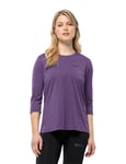 Jack Wolfskin Women's Crosstrail 3/4 T W T-Shirt, Ultraviolet, XS