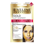 Eveline Gold Lift Expert Face Mask 3 in 1 Smoothes Wrinkles Rejuvenation 7ml