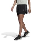 adidas Run Icons 3-Stripes 2-i-1 Kjol Dam XS Svart - Perfekt för löpning och träning