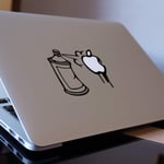 Graffiti Can Apple MacBook Decal Sticker fits all MacBook models (13" Pro (2017-2021))
