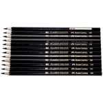 Färgpenna Faber-Castell Svart, 12/fp