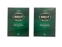 BRUT Original for Men 100 ml Eau de Toilette Spray TWIN PACK