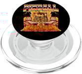 Pinball Arcade Game Flames Style années 90 Bootleg PopSockets PopGrip pour MagSafe