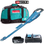 Makita DCL182 18V 500ml Vacuum Cleaner + 1 x 6.0Ah Battery, Charger & LXT400 Bag