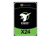 Seagate Exos X24 ST16000NM001H - Kiintolevy - Enterprise - krypteret - 16 TB - sisäinen - 3.5" - SAS 6Gb/s - 7200 rpm - puskuri: 512 MB - itsekoodatt