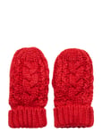 GAP Toddler Cable-Knit Mittens Handskar Röd [Color: MODERN RED 2 ][Sex: Kids ][Sizes: XS/S ]