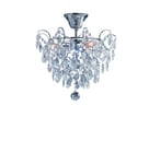 Rosendal 3 plafond krom