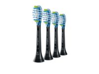 Philips Sonicare C3 Premium HX9044 Plaque Control - Extra tandborsthuvud - till tandborste - svart (paket om 4)
