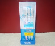 3x Oral-B Sensitive Soft Toothbrush Super Thin Bristle P&G Lot of 3 Free Ship